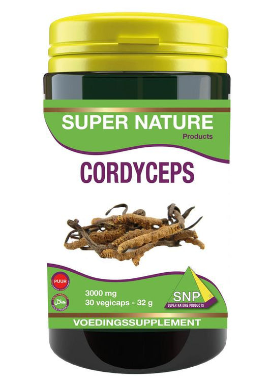 SNP Cordyceps extra forte 3000mg puur 30.00 Vegetarische capsules