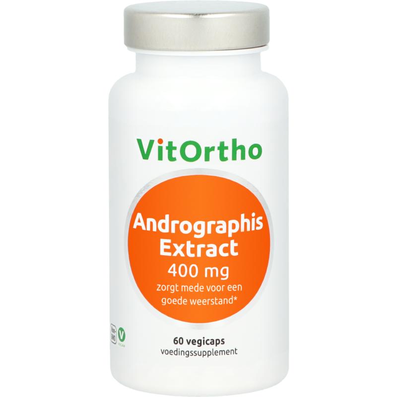 VitOrtho Andrographis extract 400 mg 60 Vegetarische capsules