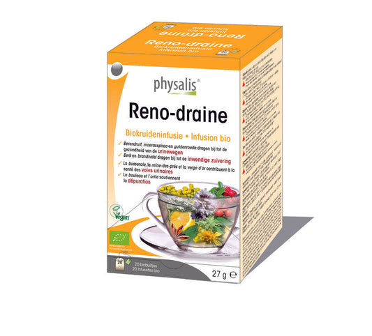 Physalis Reno-drain thee bio 20 Zakjes