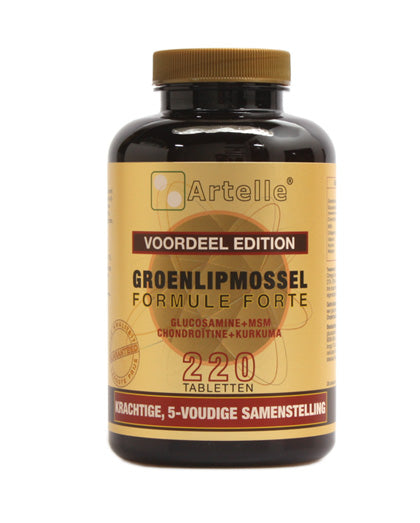 Artelle Groenlipmossel formule forte 220 Tabletten