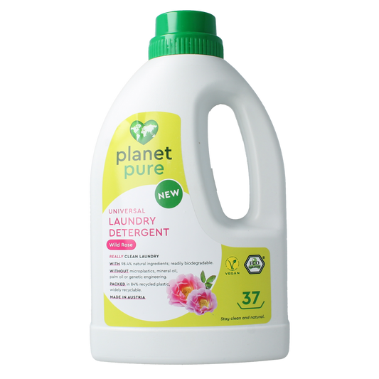 Planet Pure Wasmiddel vloeibaar universeel wild rose 1480.00 Milliliter