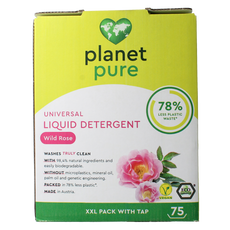 Planet Pure Wasmiddel vloeibaar universeel wild rose 3.00 Liter