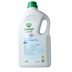 Planet Pure Wasmiddel vloeibaar universeel 0% zero 3.00 Liter