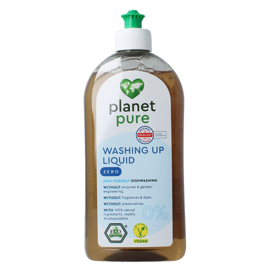 Planet Pure Afwasmiddel 0% zero 500.00 Milliliter