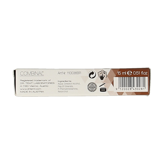 Combinal Wenkbrauwen wimperverf bruin 15.00 Milliliter