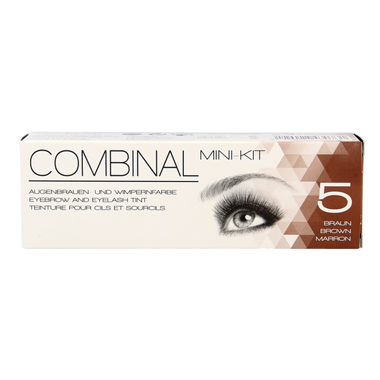 Combinal Wenkbrauwen wimperverf kit bruin 1 Set