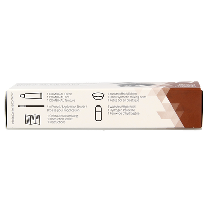 Combinal Wenkbrauwen wimperverf kit bruin 1.00 Set