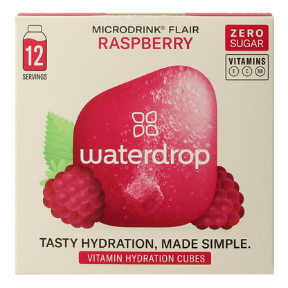 Waterdrop  Microdrink flair raspberry bruistabletten 12.00 Stuks