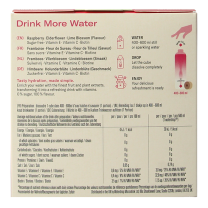 Waterdrop  Microdrink flair raspberry bruistabletten 12.00 Stuks