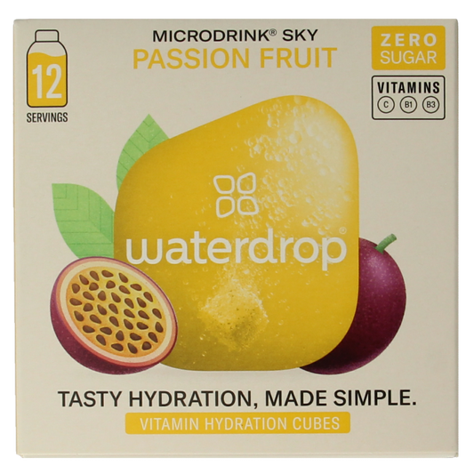 Waterdrop  Microdrink sky passion fruit bruistabletten 12 Stuks