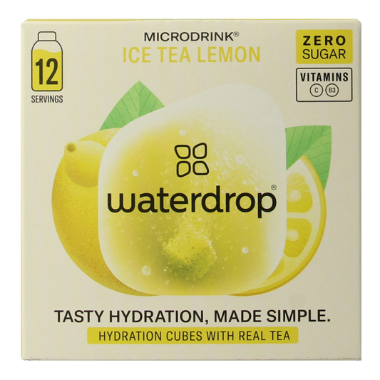 Waterdrop  Microdrink ice tea lemon bruistabletten 12 Stuks