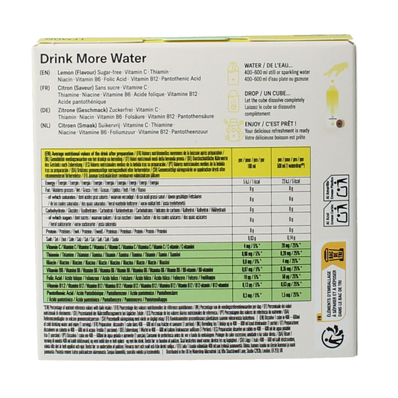 Waterdrop  Microdrink summer lemon 12 Stuks