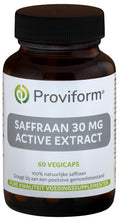 Proviform Saffraan 30 mg active extract 60 Vegetarische capsules