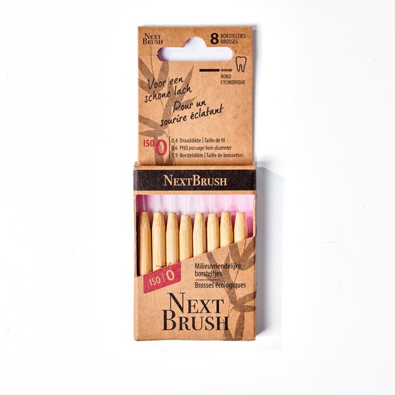Nextbrush Bamboe interdentale ragers ISO 0 8.00 Stuks