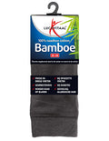 Lucovitaal Bamboe sok lang antraciet  maat 43-46 1 Paar