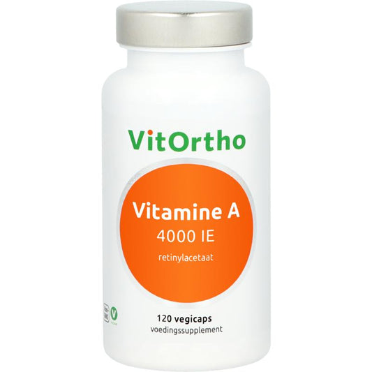 VitOrtho Vitamine A 4000IE 120 Vegetarische capsules