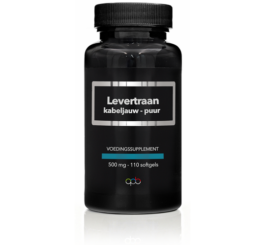APB Holland Levertraan kabeljauw puur 500mg 110.00 Softgels