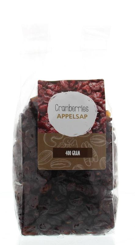 MijnNatuurwinkel Cranberries gezoet met appeldiksap 400 Gram