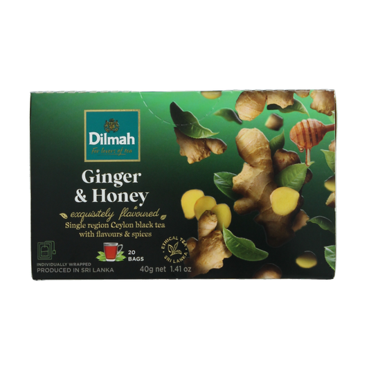 Dilmah Ginger & honey fun tea 20 Zakjes