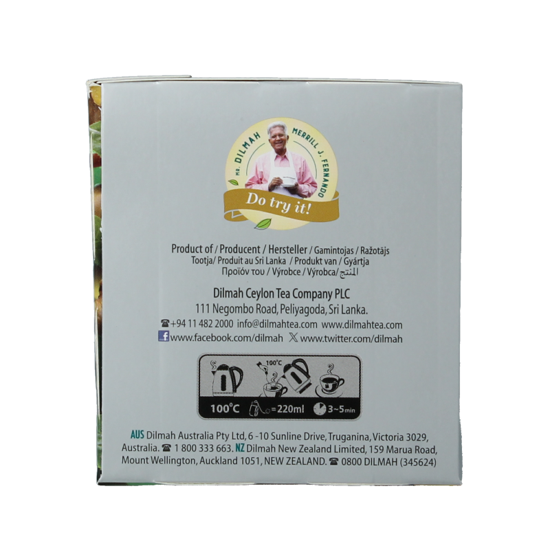 Dilmah Ginger & honey fun tea 20 Zakjes