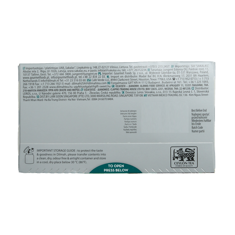 Dilmah Ginger & honey fun tea 20 Zakjes