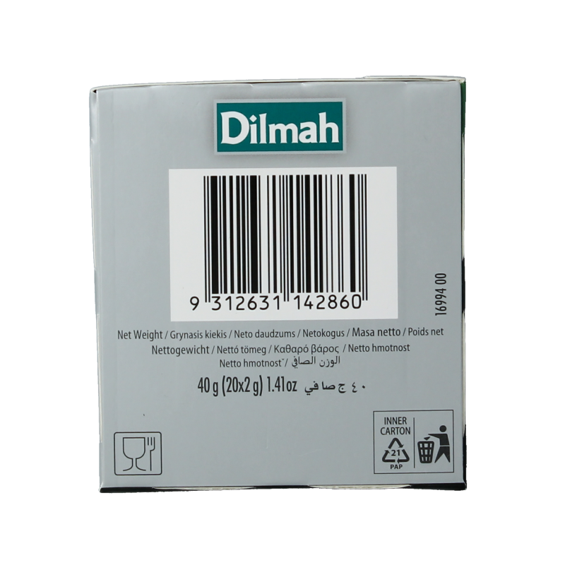 Dilmah Ginger & honey fun tea 20 Zakjes