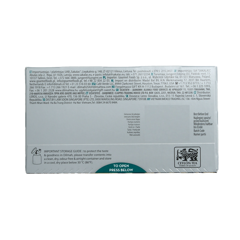 Dilmah Vanilla fun tea 20 Zakjes