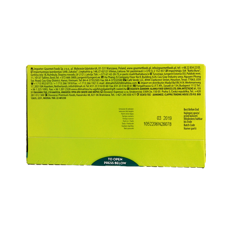 Dilmah Pure green tea selection 20 Zakjes