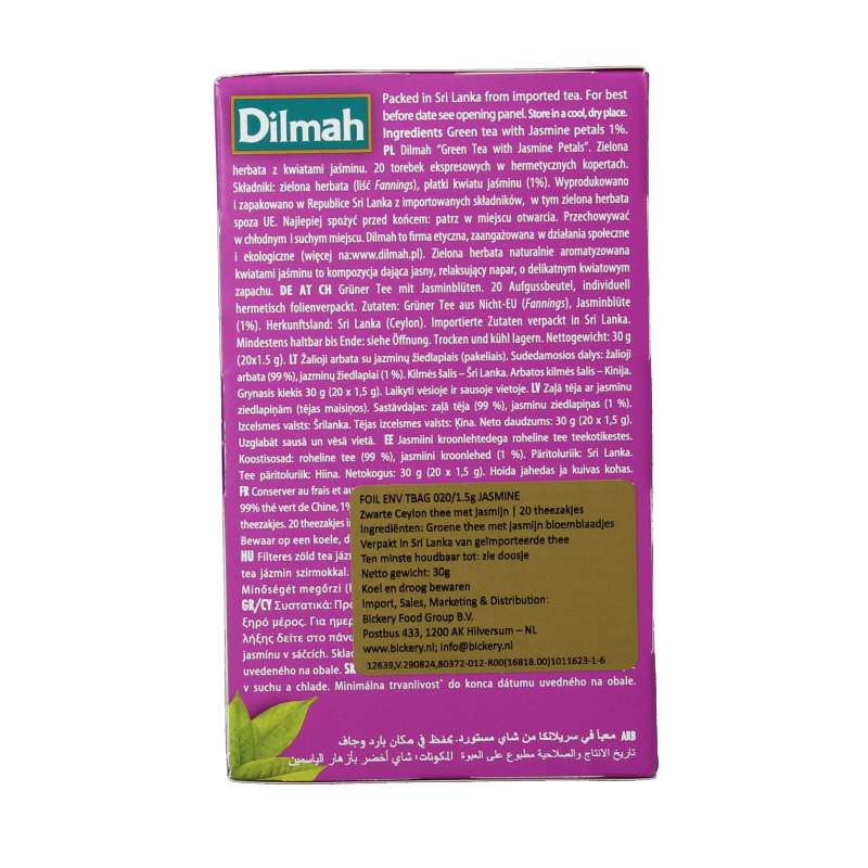 Dilmah Jasmine green tea selection  20 Zakjes