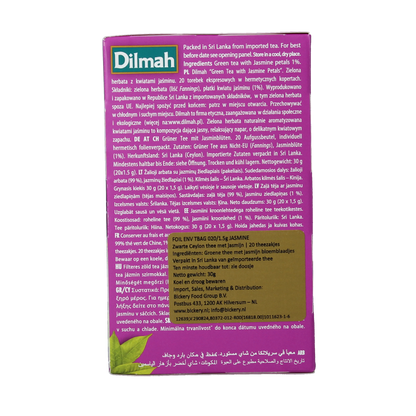 Dilmah Jasmine green tea selection  20.00 Zakjes