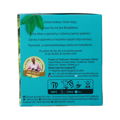 Dilmah Moroccan mint green tea selection 20.00 Zakjes