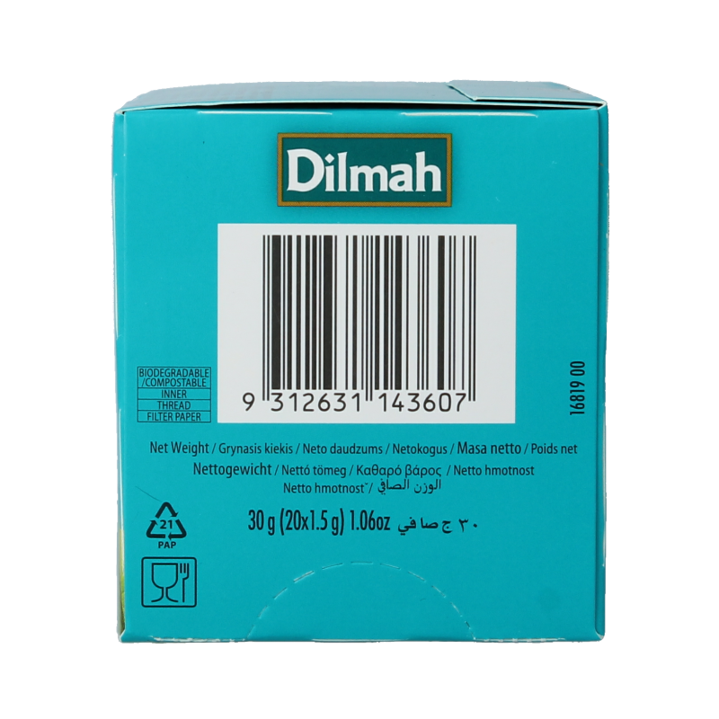 Dilmah Moroccan mint green tea selection 20 Zakjes