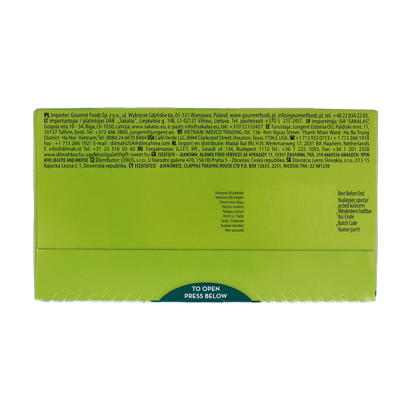 Dilmah Springtime fragrant oolong green tea 20 Zakjes
