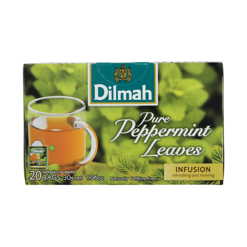 Dilmah Peppermint tea herbal infusion 20 Zakjes