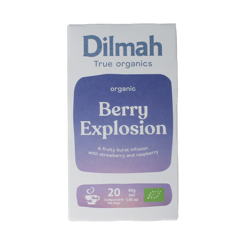 Dilmah Berry explosion  tea bio 20 Zakjes