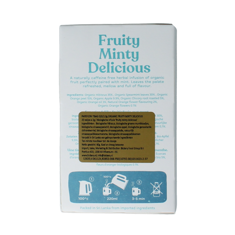 Dilmah Fruity minty delicious bio 20 Zakjes