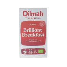 Dilmah Brilliant breakfast tea bio 20.00 Zakjes