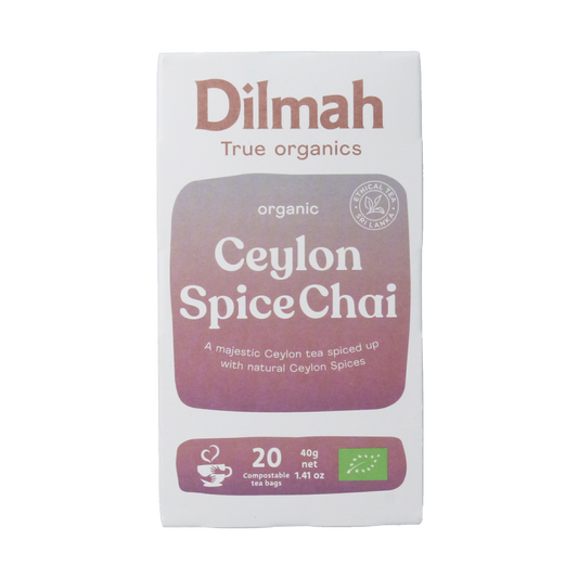 Dilmah Ceylon spice chai tea bio 20 Zakjes
