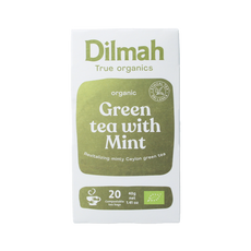Dilmah Green tea with mint bio 20.00 Zakjes