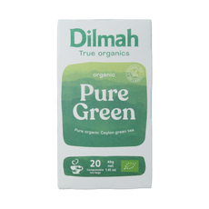 Dilmah Pure ceylon green tea bio 20.00 Zakjes