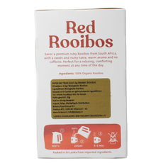 Dilmah Organic rooibos tea bio 20.00 Zakjes