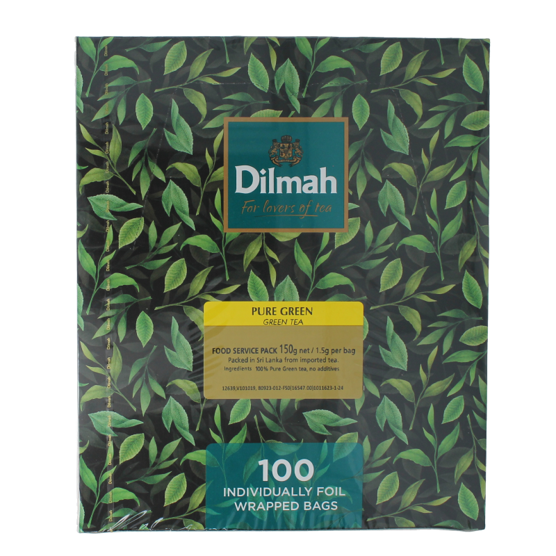 Dilmah Pure green tea 100 Zakjes