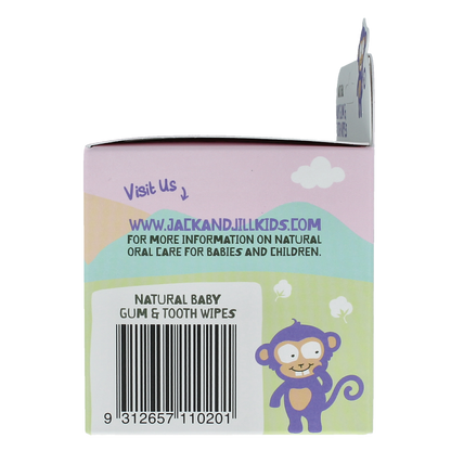 Jack N Jill Natural baby gum & tooth wipes 25 Stuks