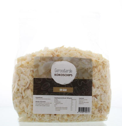 MijnNatuurwinkel Kokos chips geroosterd 500.00 Gram