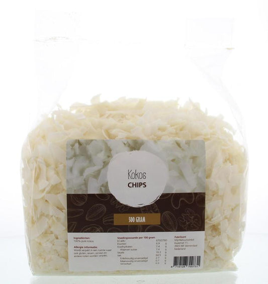 MijnNatuurwinkel Kokos chips naturel 500 Gram