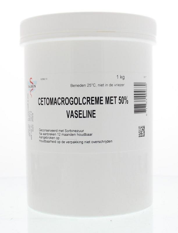 Fagron Cetomacrogol creme 50% vaseline 1 Kilogram