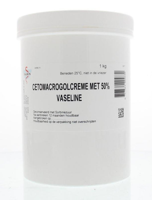 Fagron Cetomacrogol creme 50% vaseline 1 Kilogram
