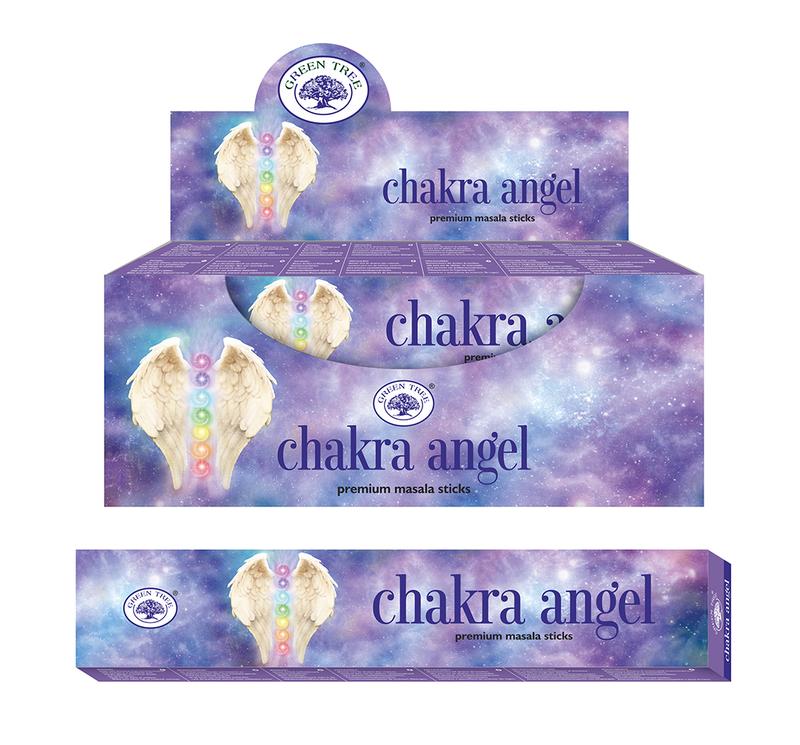 Green Tree Wierookstokjes chakra angel natural 15.00 Gram