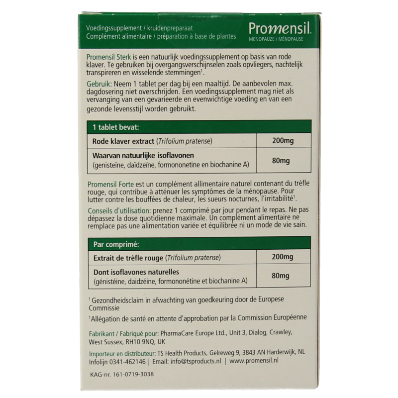 Promensil Sterk 30 Tabletten