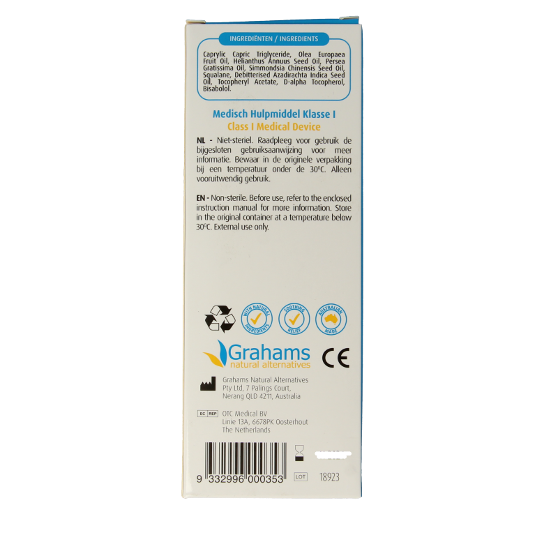 Grahams Eczeem olie 100 Milliliter